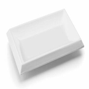 Plateau rectangulaire Blanc Mélamine Classic 26x16 cm de Lacor - 63531_0