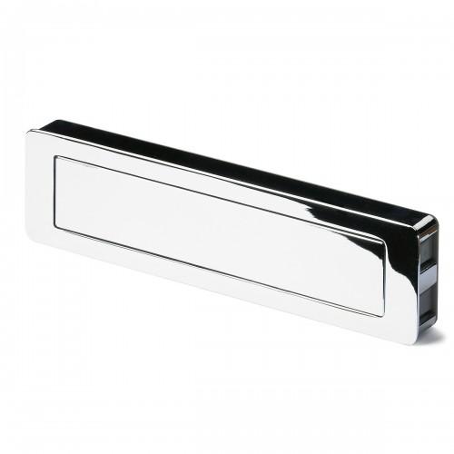 POIGNÉE DE MEUBLE CUVETTE TOUCH IN - ENTRAXE 172 MM - PAR 4 - CHROMÉ BRILLANT HETTICH