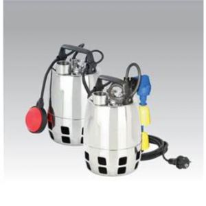 POMPE VIDE CAVE INOX 0.25KW 150L/MIN AVEC FLOTTEUR VERT.