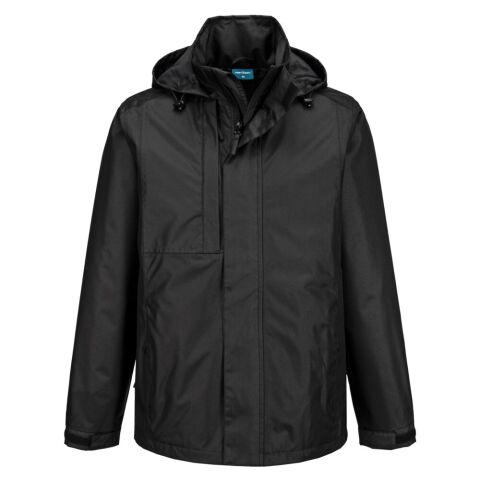 PORTWEST CD867 VESTE DE PLUIE WX2 ECO-CONÇU NOIR - TAILLE M
