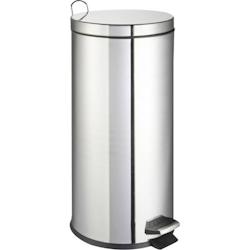 Poubelle à pédale - Inox - 30L - tampel - 3591683913024_0