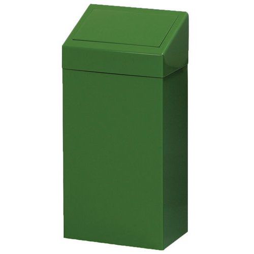 POUBELLE EN MÉTAL - 50 L VERT - KOVONA