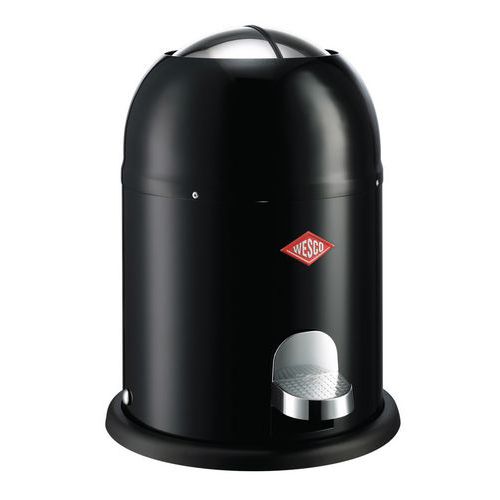 POUBELLE SINGLE MASTER 9L NOIR - WESCO