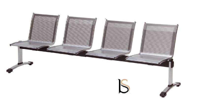 Poutre d'accueil Design en métal Quad. - 4 places_0