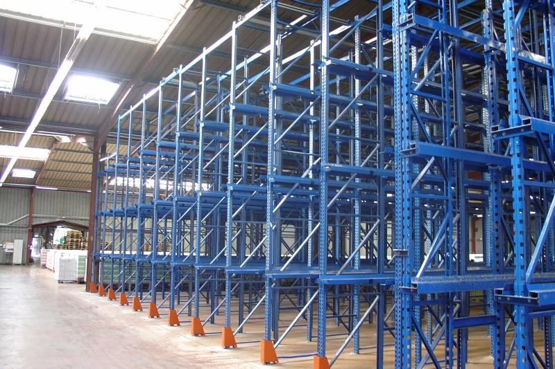 Rack par accumulation double entrée - stockage optimisé pour produits en grande quantité_0
