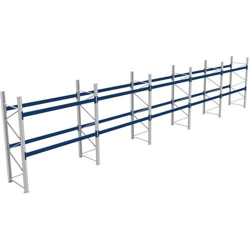 RACK 1 DÉPART + 4 SUIVANTS LXLXH 2700X14300X3000 600KG 2 NIV - BITO
