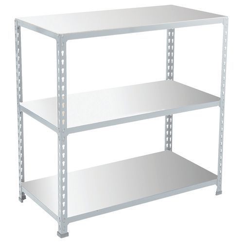 RAYONNAGE MANUTAN RAPID 2 914X915X455 ZINGUÉ - TABLET MÉLA