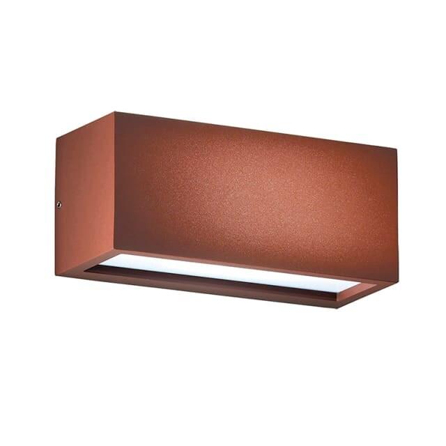 ROSSINI ILLUMINAZIONE Applique Guava Led Double Émission 12W 120°-120° Marron Ip65 4000K - Éclairage Mural Extérieur Groupe Rossini - marron 8015_0