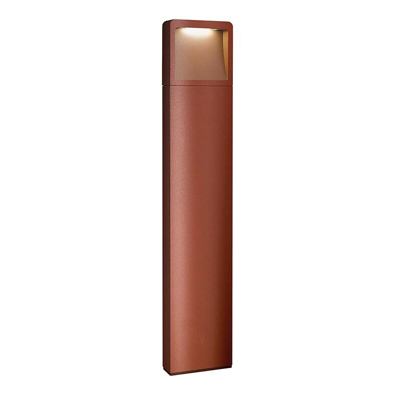 ROSSINI ILLUMINAZIONE Borne d'extérieur BRAD - Borne LED 7W 49° 3000K IP65 en aluminium peint Corten Hauteur 65cm - Groupe Rossini - marron BRA002CO_0