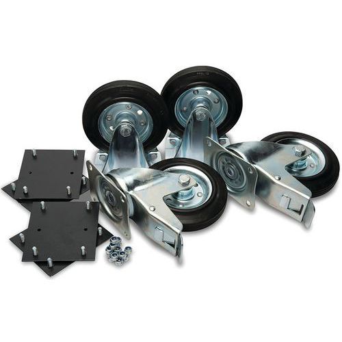ROULETTES ROBUSTRES 6 POUCES ET KIT DE FIXATION - ARMORGARD