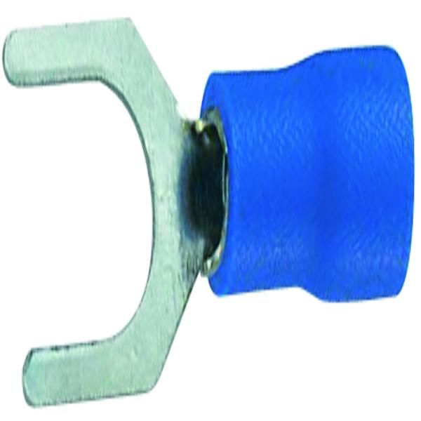 SACHET 100 COSSES OUVERTE POUR VIS M6 BLEU