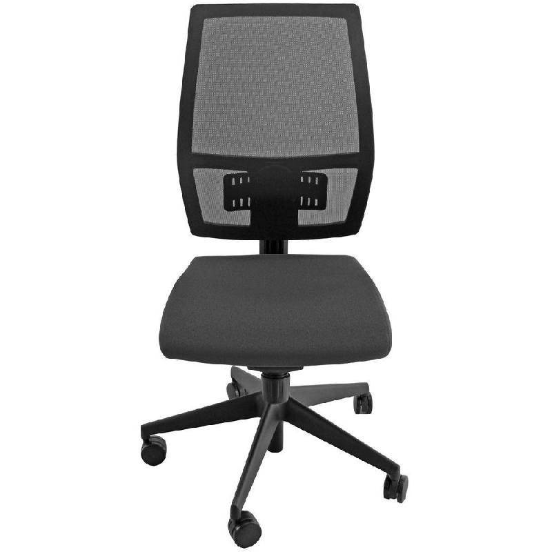 SIEGE DE BUREAU MELANIA - MAILLE FILET / TISSU NOIR