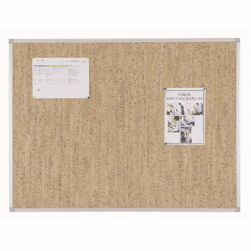 STAPLES TABLEAU EN LIÈGE CONFORT CONTOUR EN ALU 90X180 CM