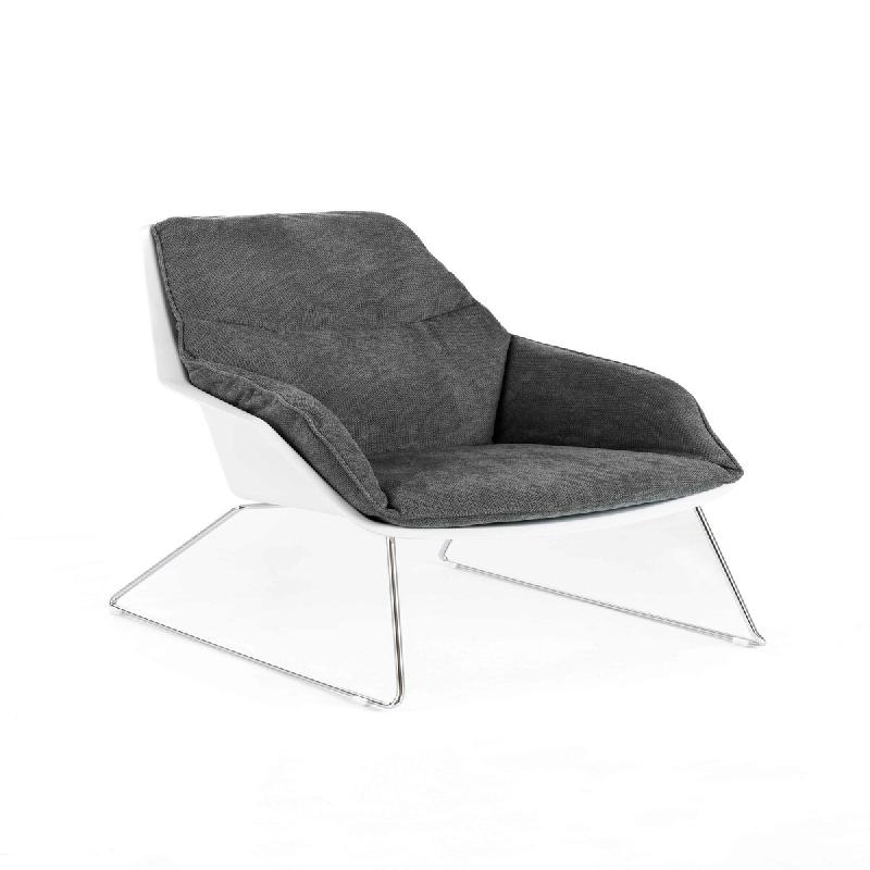 Stones Grace Fauteuil En Polypropylène Gris Foncé - gris 8051361828767_0