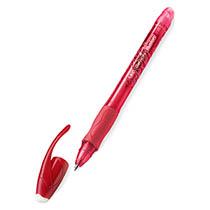 STYLO ROLLER BIC GEL-OCITY ILLUSION - ENCRE EFFAÇABLE - À CAPUCHON - POINTE 0,7 MM - ROUGE