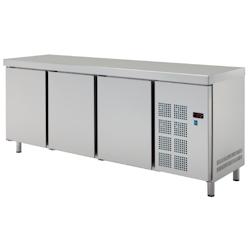 Table froide centrale 3 portes - 2020x600x850 mm - 220 W 230/1V - 7C197950 Eurast - inox 7C197950_0