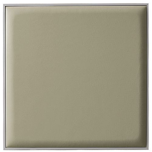 TABLEAU ACOUSTIQUE LIGNE M CADRE ALU 780X780 MM BEIGE