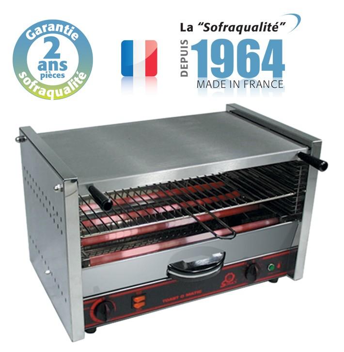 Toast.O.Matic Master 601 - 1 étage - Appareil professionnel multifonction - Fabrication française - 10 à 12 pièces - Débit 180 à 200 pièces/heure_0