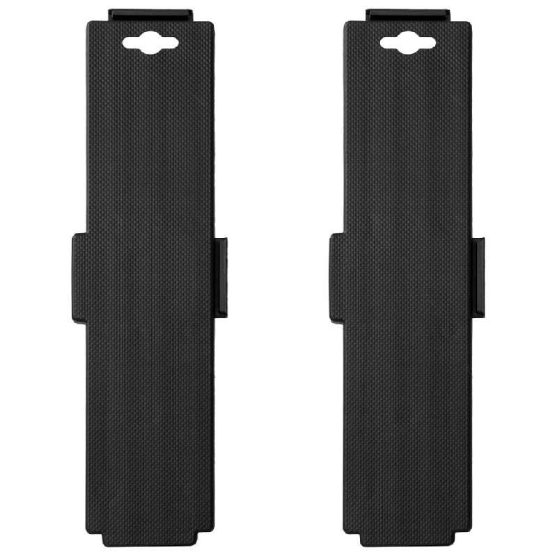 Vidaxl chariots de déménagement à 4 roues 2 pcs noir pp 170 kg 154487_0