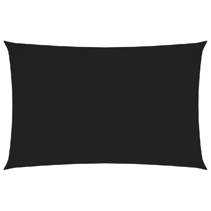 VidaXL Voile de parasol tissu oxford rectangulaire 4x7 m noir Modèle Riviera Outdoor - noir 135768_0