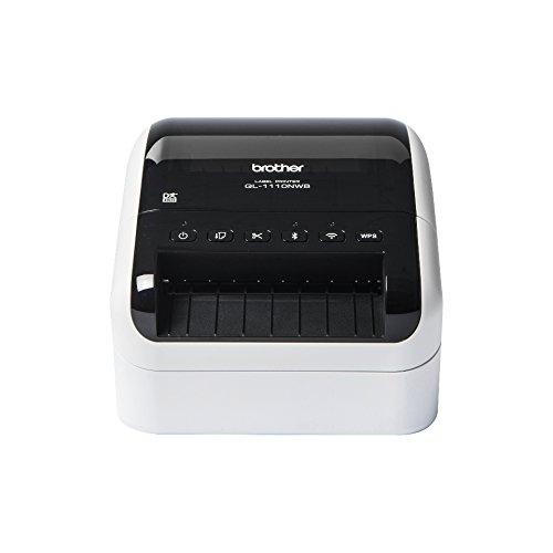 Brother QL-1110NWBZG1 P-Touch - Imprimante jet d'encre thermique directe avec Bluetooth et WiFi - Résolution 300 x 300 DPI_0
