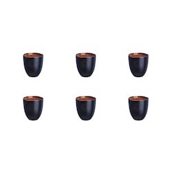 Bjorn Tasse IRIS 15cl - 6 pièces - Marron sauvage - marron 3701488305966_0