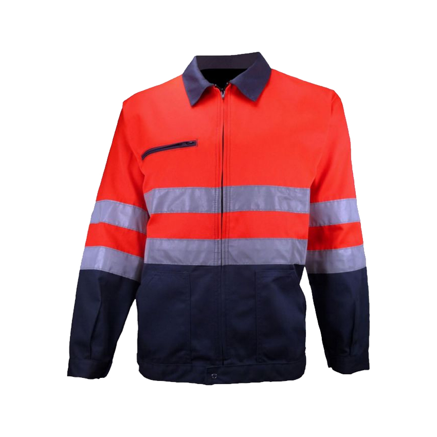 Blouson personnalisable HV VISION2 280/245g (Rouge/Gris) - PCBHV11-T0 - P.V.B_0