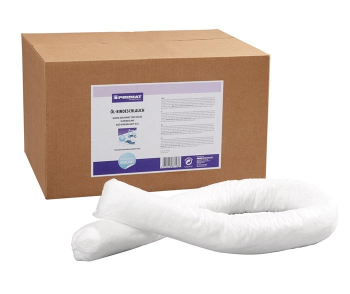Boudin absorbant d'hydrocarbures longueur 120 cm diamètre 8 cm 10 pièces carton PROMAT CHEMICALS_0