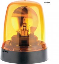Gyrophares BR 390 - Entraînement par courroie - Ampoule H1 - 12/24 V - Halogène_0