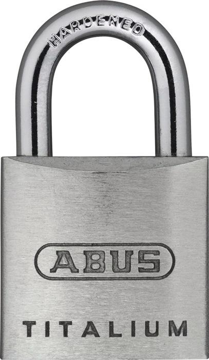 Cadenas cylindrique 64TI/20 - largeur du corps 20 mm - Titalium - fermeture différente - ABUS_0