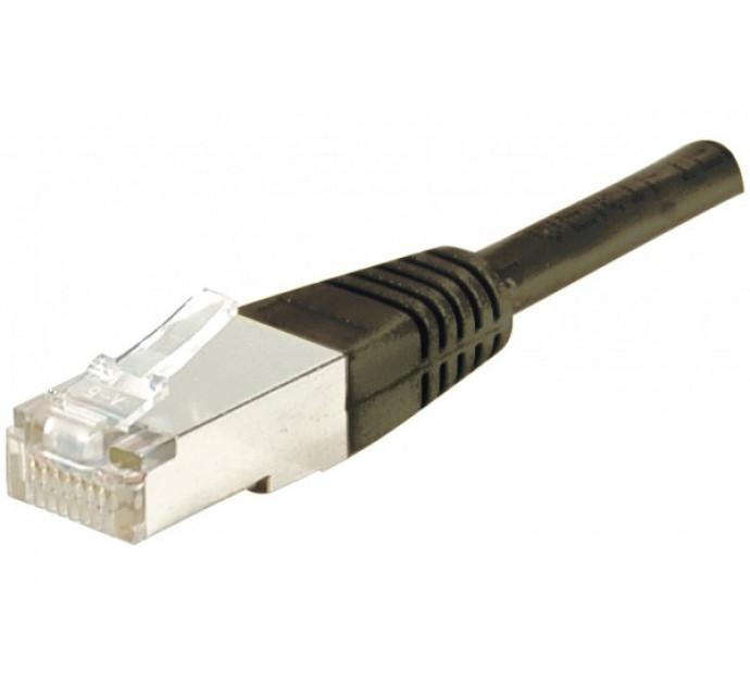 Cordon RJ45 Catégorie 6 F/UTP Noir - 3 m - Blindage aluminium - Cuivre - PoE jusqu'à 30W_0