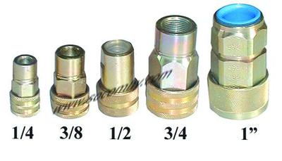 Coupleur femelle à clapet - norme ISO 7241 A - pour circuits hydrauliques - pression jusqu'à 350 bars_0