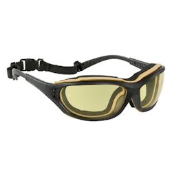 Coverguard - Lunettes de sécurité anti-buée teintée jaune MADLUX (Pack de 10) Jaune Taille Unique - jaune 3435241609762_0