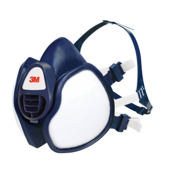 Demi-masque anti-gaz jetable - ffabek1p3d - 3m bricolage et batiment - réf. Ag00928_0