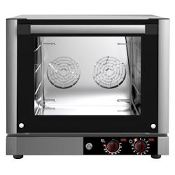 EURAST - Four à convection avec humidificateur électrique 4 GN 2/3 ou plateaux 430x340 - 590x675x540 mm - 3100 W 230/1V - 41325017 - gris 41325017_0