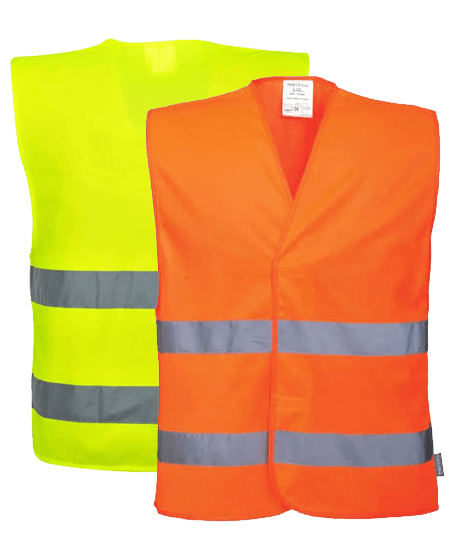 Gilet haute visibilité Basics, Coloris : Jaune Fluo, Taille : L/XL_0