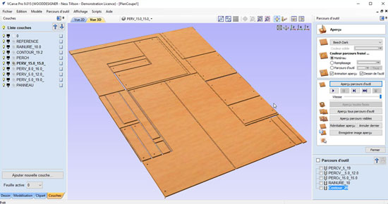 Logiciel FAO VCarve pour machine CNC - Gestion d'usinage 2D et 3D, gravure et DAO_0