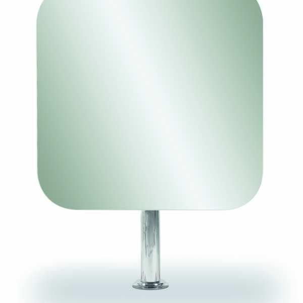 Coiffeuse centrale 2 places - Ipure FF 5400 P2 - cadre blanc laqué avec prises électriques intégrées_0