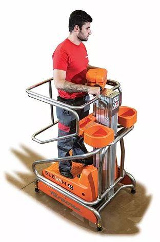 Nacelle automotrice - ESCAMOVE 40 (Elevah 40) - hauteur de travail 3.96m - capacité 150 kg_0