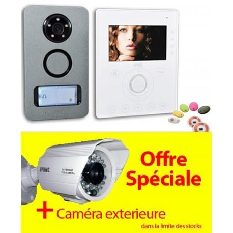 OFFRE URMET KIT NOTE + CAMERA - INTERPHONE VIDÉO MAINS LIBRE ET CONTRÔLE D'ACCÈS - URMET 1722/71