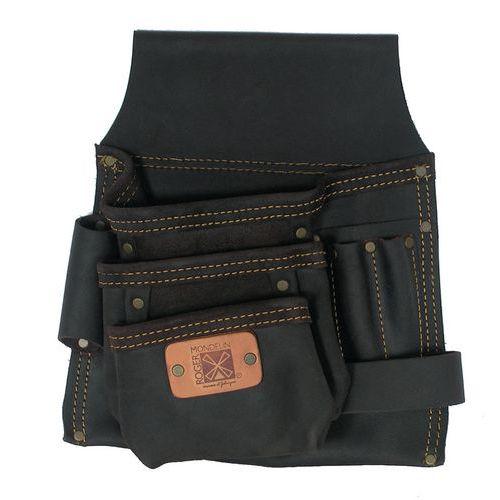 Pochette à Outils En Cuir Pour Clés D'échafaudage - Plusieurs Compartiments - Transport Pratique Pour électriciens, Bricoleurs