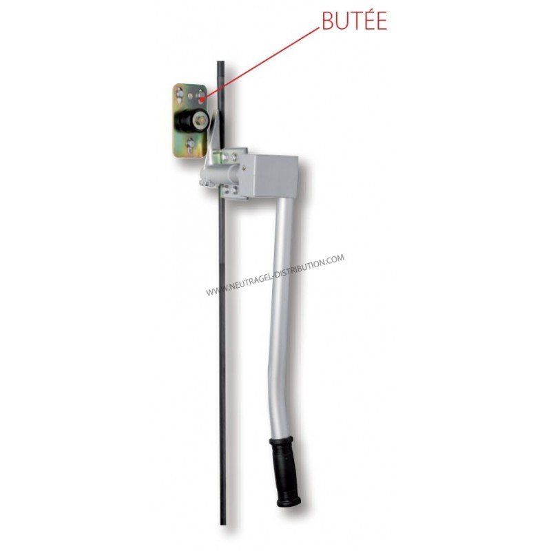 Poignée réversible extérieure pour chambre froide - Référence PCPE3341 - Épaisseur de porte 116 à 160 mm_0
