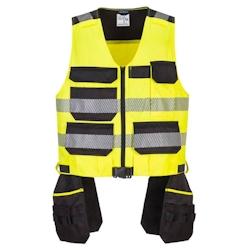 Portwest - Gilet à outils PW3 classe 1 jaune et noir HV Jaune / Noir Taille 3XL - XXXL jaune 5036108355136_0