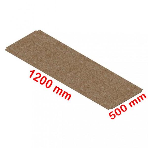 Recouvrement en bois pour rayonnage - Longueur 1200 mm - Profondeur 500 mm - Marque Rolléco_0