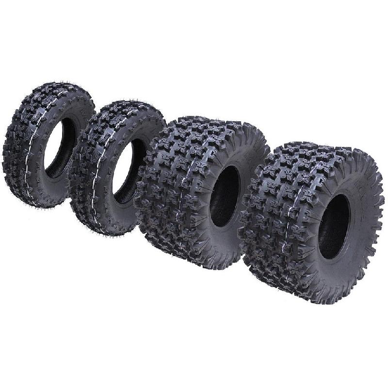 Slasher ATV Quad Tyres 22x7.00-10  22x11.00-9 Wanda 6ply E-Marked (Set of 4)_0