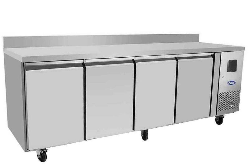 Table réfrigérée négative 4 portes avec dosseret - EPF3481GR-SB_0