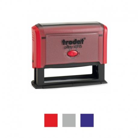 Tampon de bureau Trodat Printer 4918 - 3 lignes - Plaque 75 x 15 mm - Cassette encre 5 couleurs_0