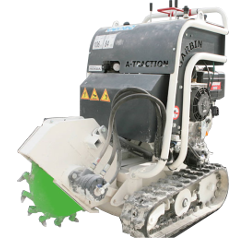 Trancheuse TZ à traction à disque - Déplacement hydrostatique sur chenilles - Moteur Honda GX360 ou Yanmar diesel 10ch_0