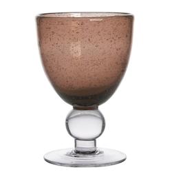 Verre à pieds Artisan Bullé  28 cl brun x6 -  Marron Rond Verre Table Passion - marron verre 3106233020635_0