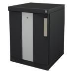 Armoire d'atelier robuste en acier - porte réversible - tablette réglable - fermeture à clé_0